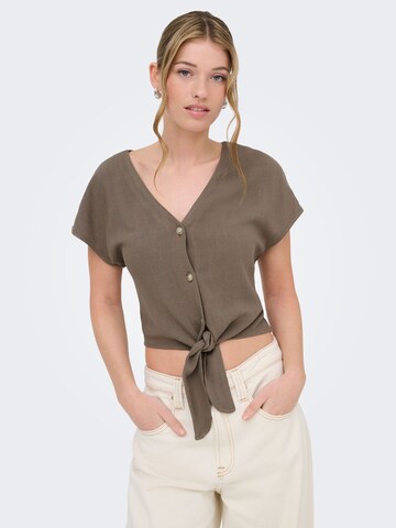 ONLY Blouse 'ONLSIESTA' in Brown