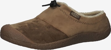 KEEN Slippers in Brown: front