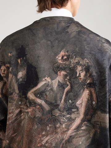 Sweat-shirt 'Dabusi' HUGO en bleu