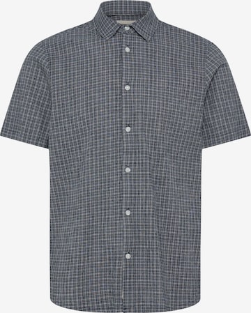 BLEND Kurzarmhemd ' BHBarny ' in Blau: Vorderseite