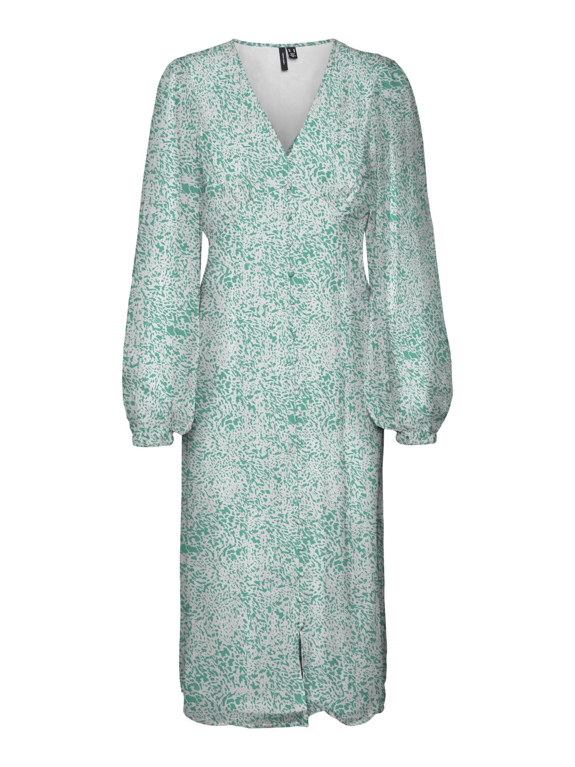 VERO MODA - Vestido camisero 'VMSmilla' en blanco: frente