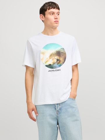 JACK & JONES Shirt 'CELLOX' in Wit: voorkant