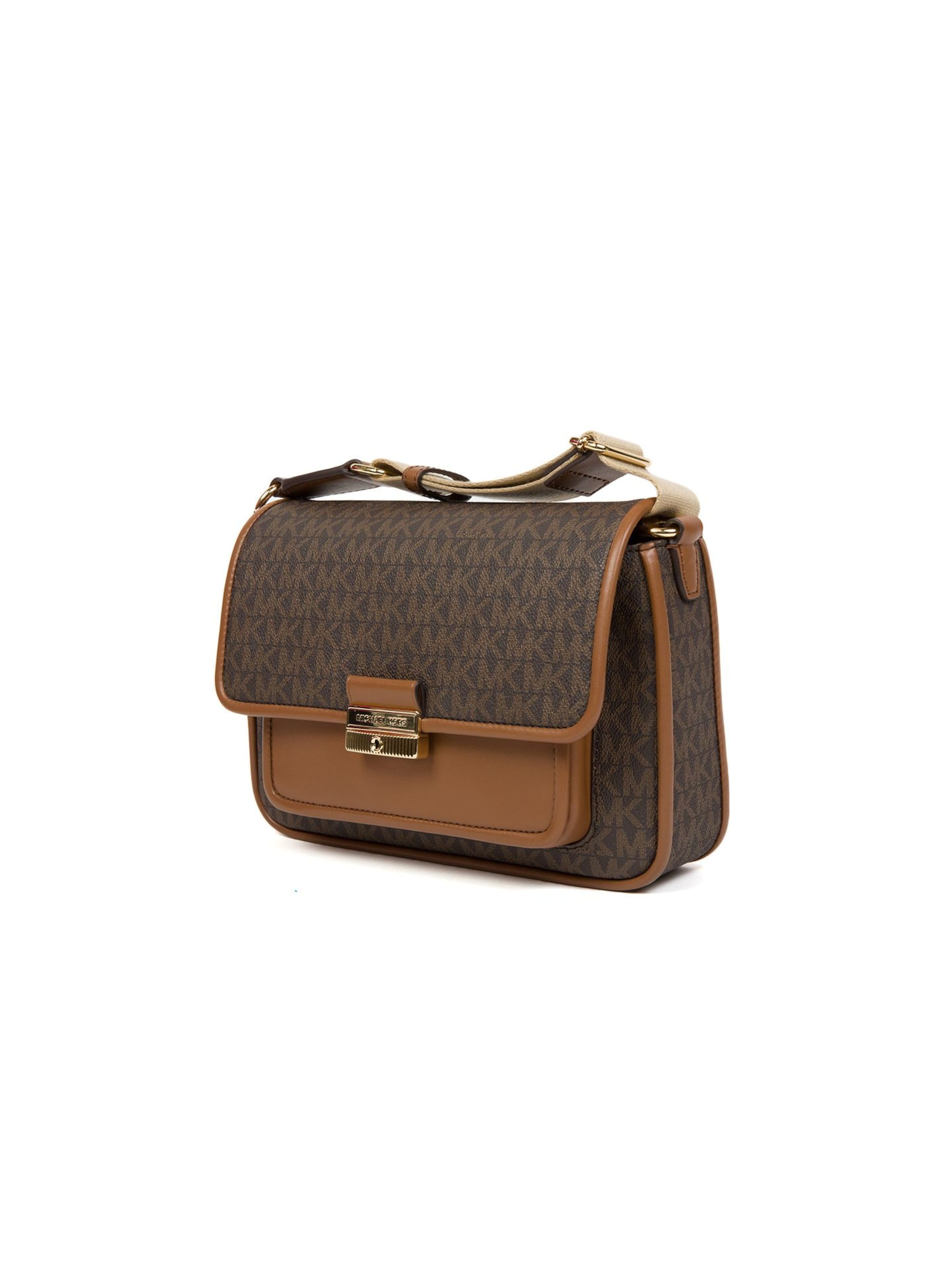 Michael Kors Umhängetasche 'Bradshaw Medium Pocket Messenger Bag'‌‌‌ in Braun