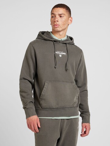 JACK & JONES Sweatshirt 'AXTON' in Grijs: voorkant