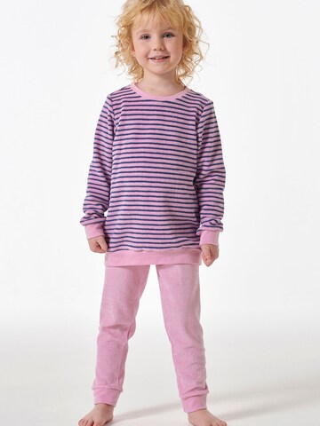 SCHIESSER Schlafanzug 'Girls World' in Pink