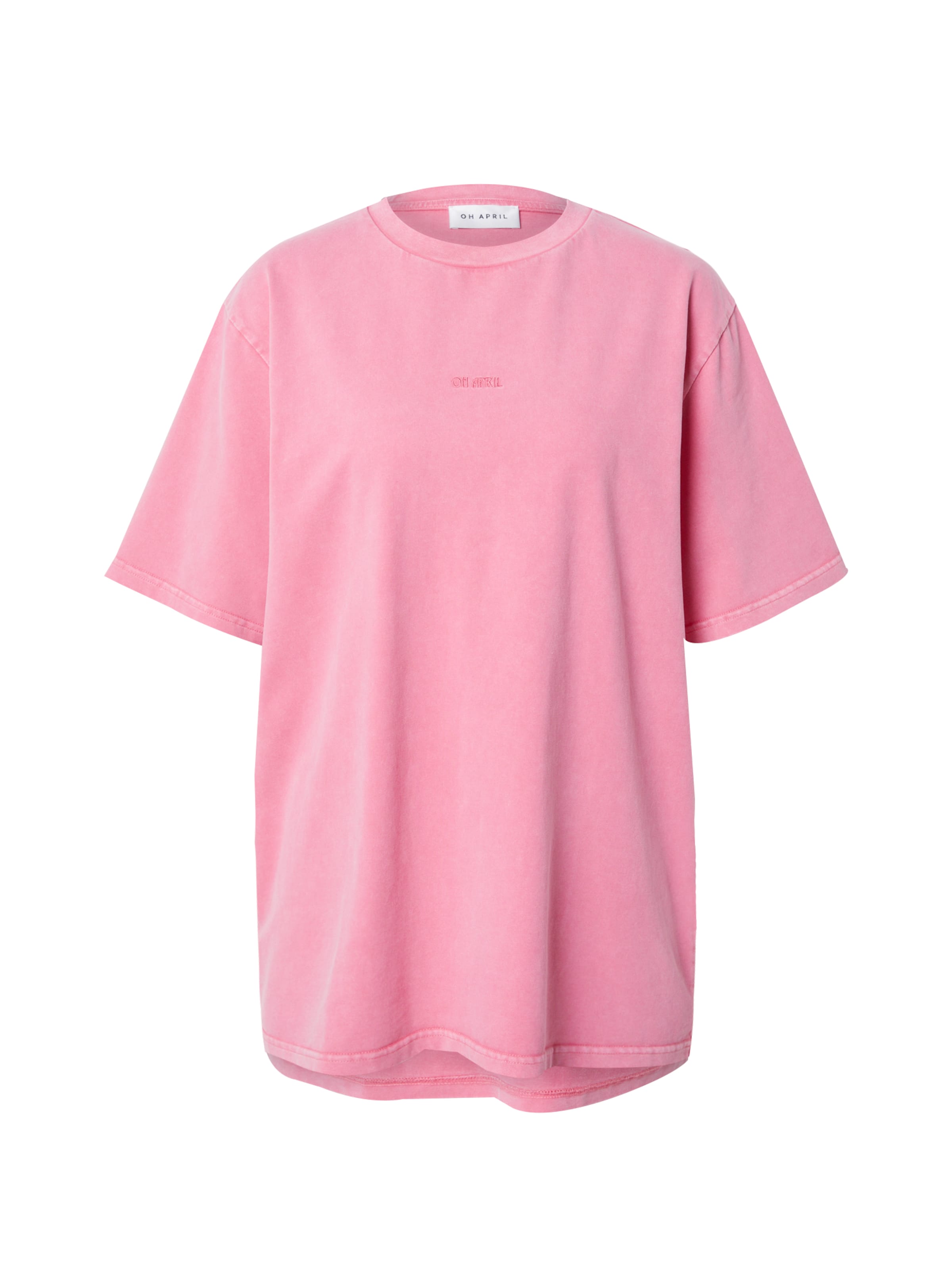 OH APRIL - Camiseta talla grande 'Karma Story' en rosa: frente