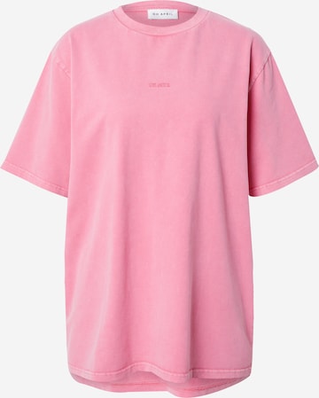 OH APRIL Oversized paita 'Karma Story' värissä vaaleanpunainen: etupuoli