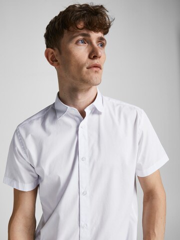 JACK & JONES Regular fit Button Up Shirt 'Joe' in White