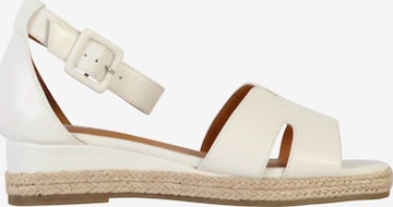 The Divine Factory Sandal in White: front