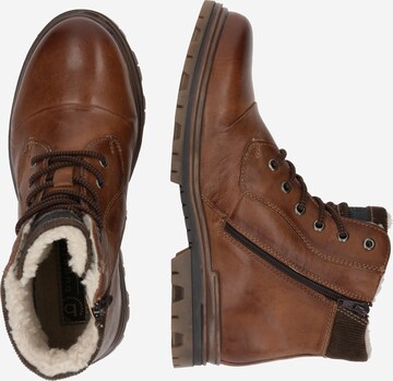 bugatti Lace-Up Boots 'Medro' in Brown