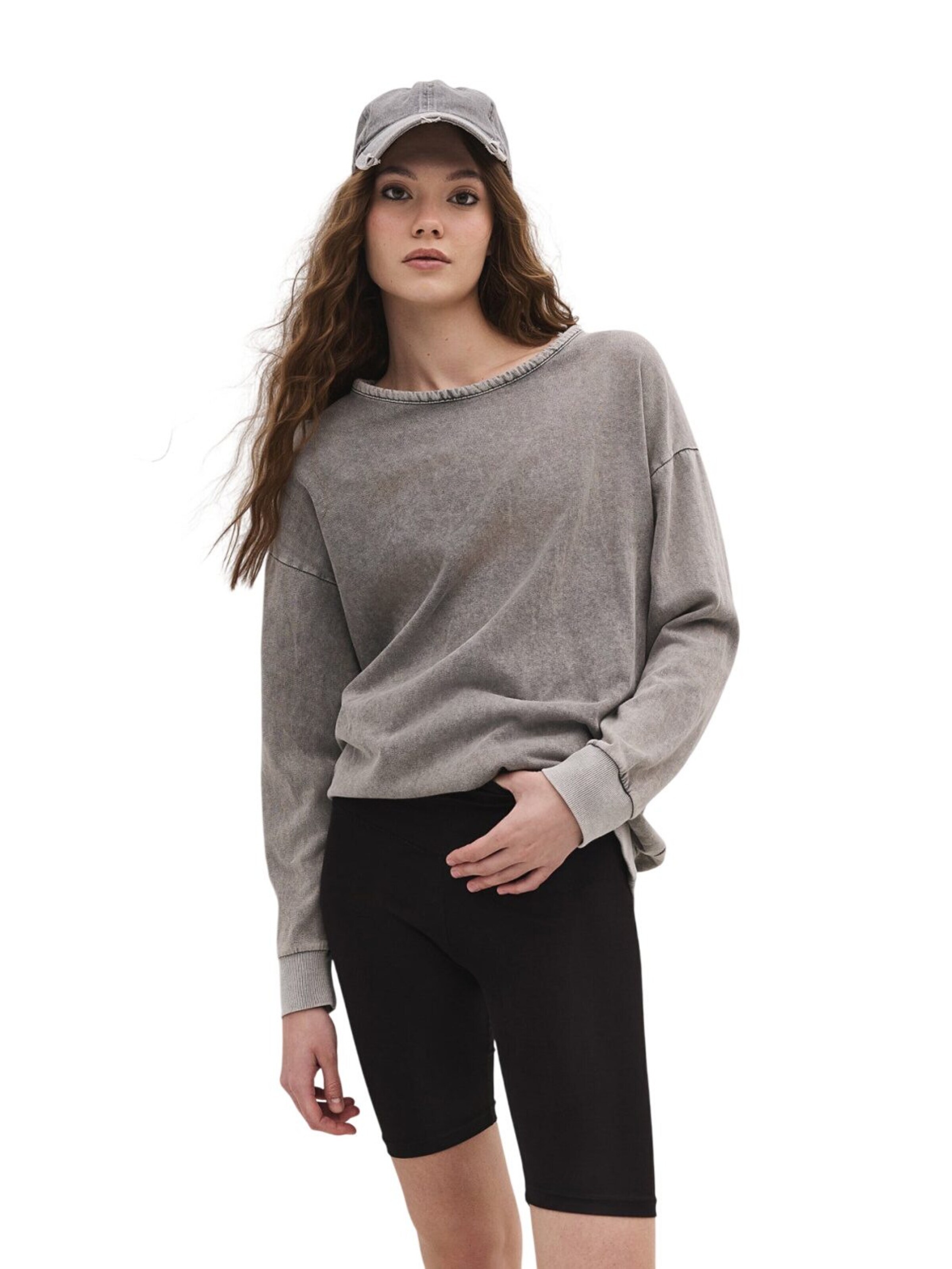 No Matter What Sweatshirt in Grijs