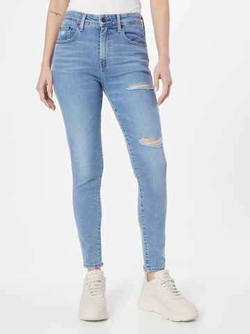 LEVI'S ® Skinny Jeans '721 High Rise Skinny' i blå: framsida