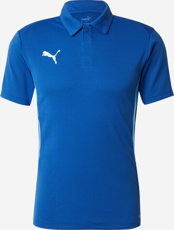 mėlyna PUMA Sportiniai marškinėliai 'Individual Padel': priekis