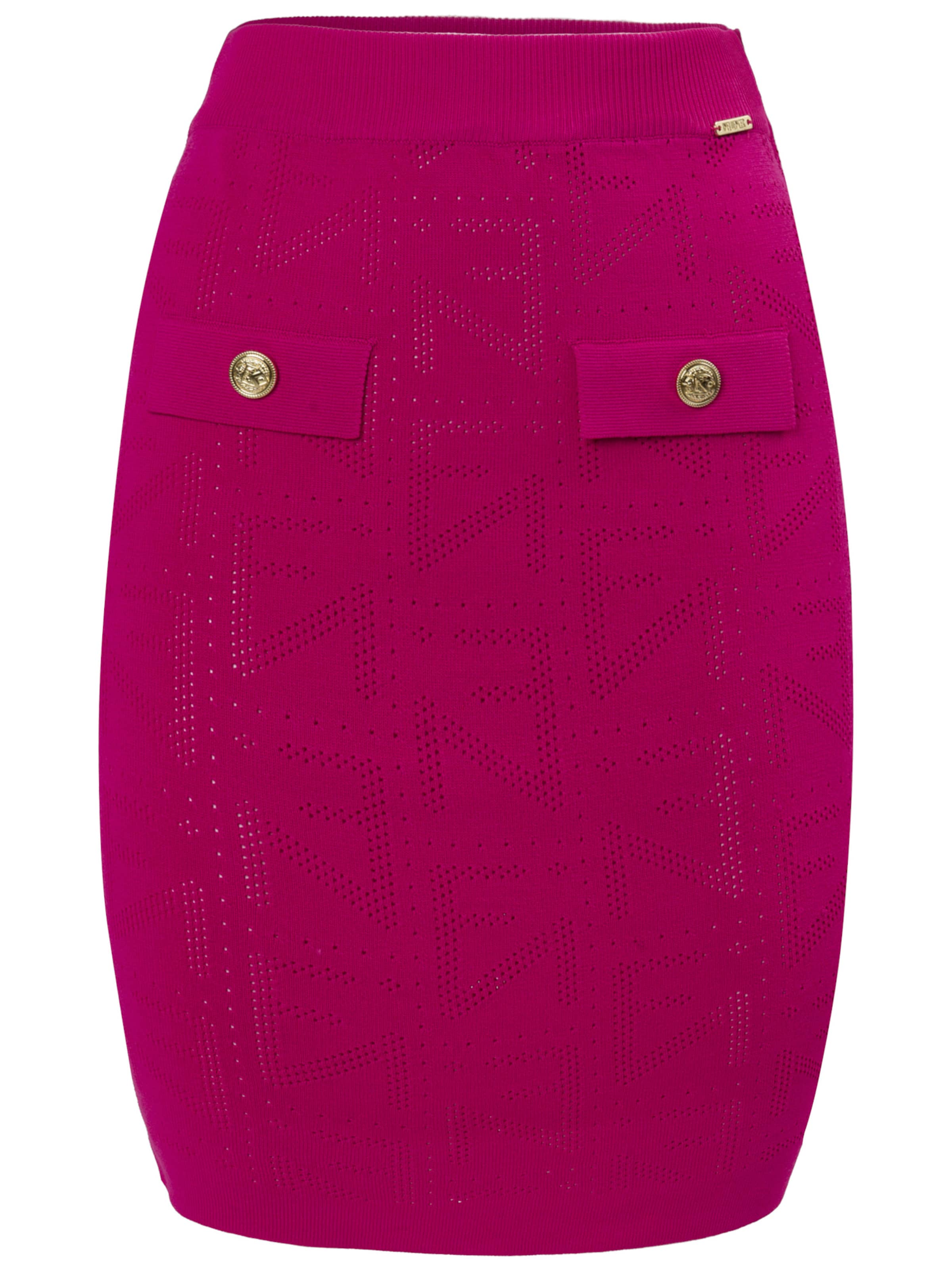 Fustă de la Influencer pe roz: față