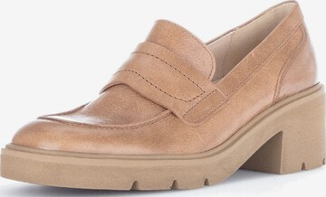 GABOR Classic Flats in Brown: front