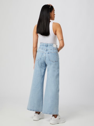 Wide leg Jeans 'Ace High Wide' de la WEEKDAY pe albastru