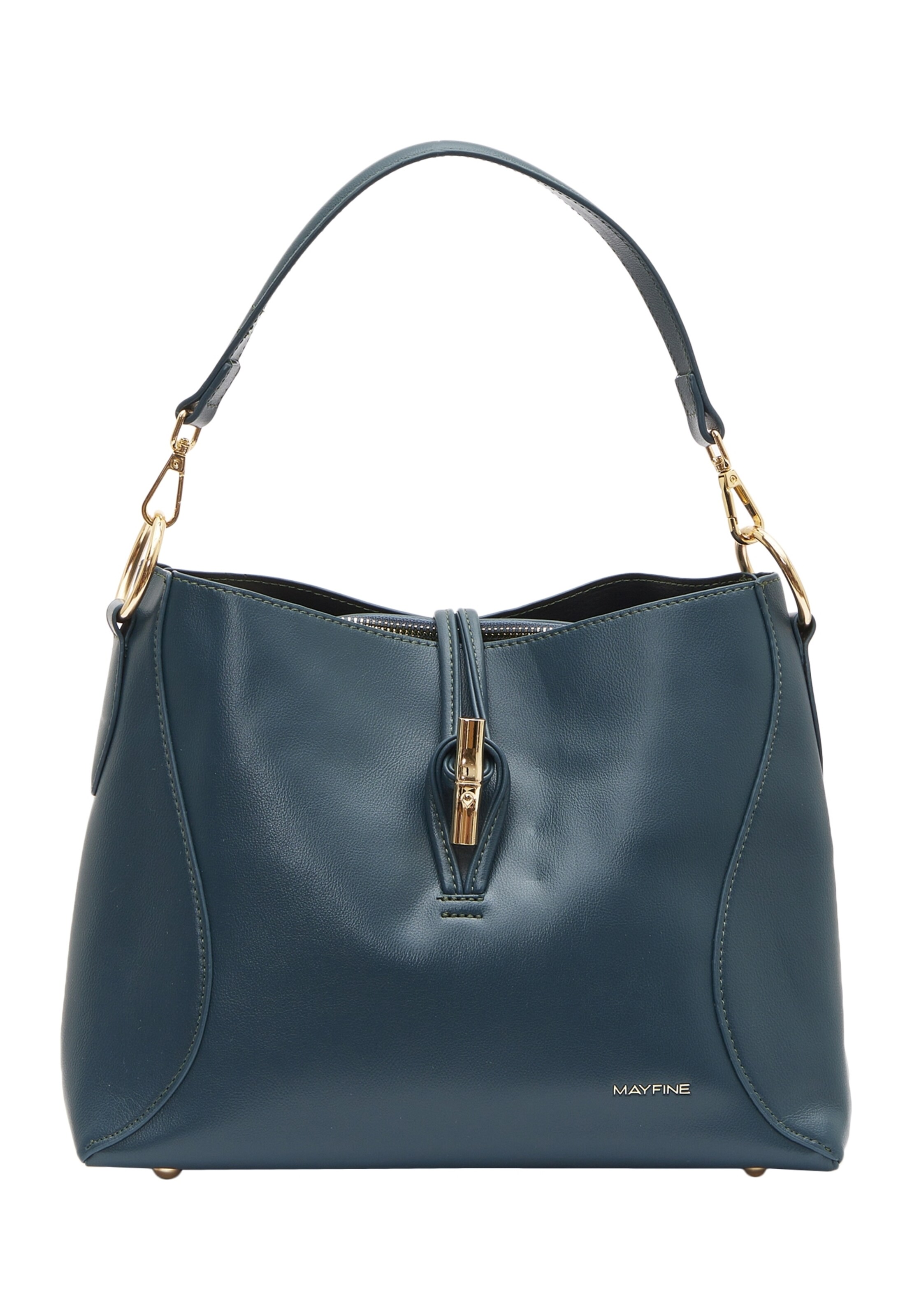 Usha - Bolso de hombro en azul: frente