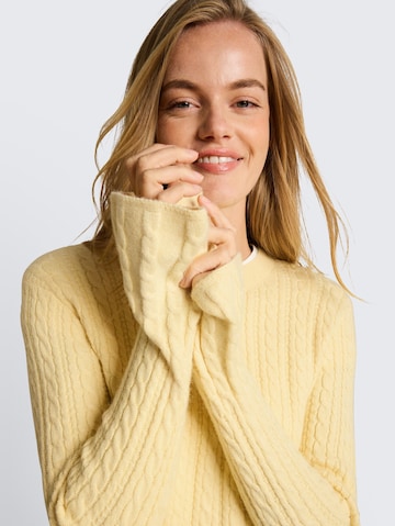 TOM TAILOR DENIM Pullover in Gelb
