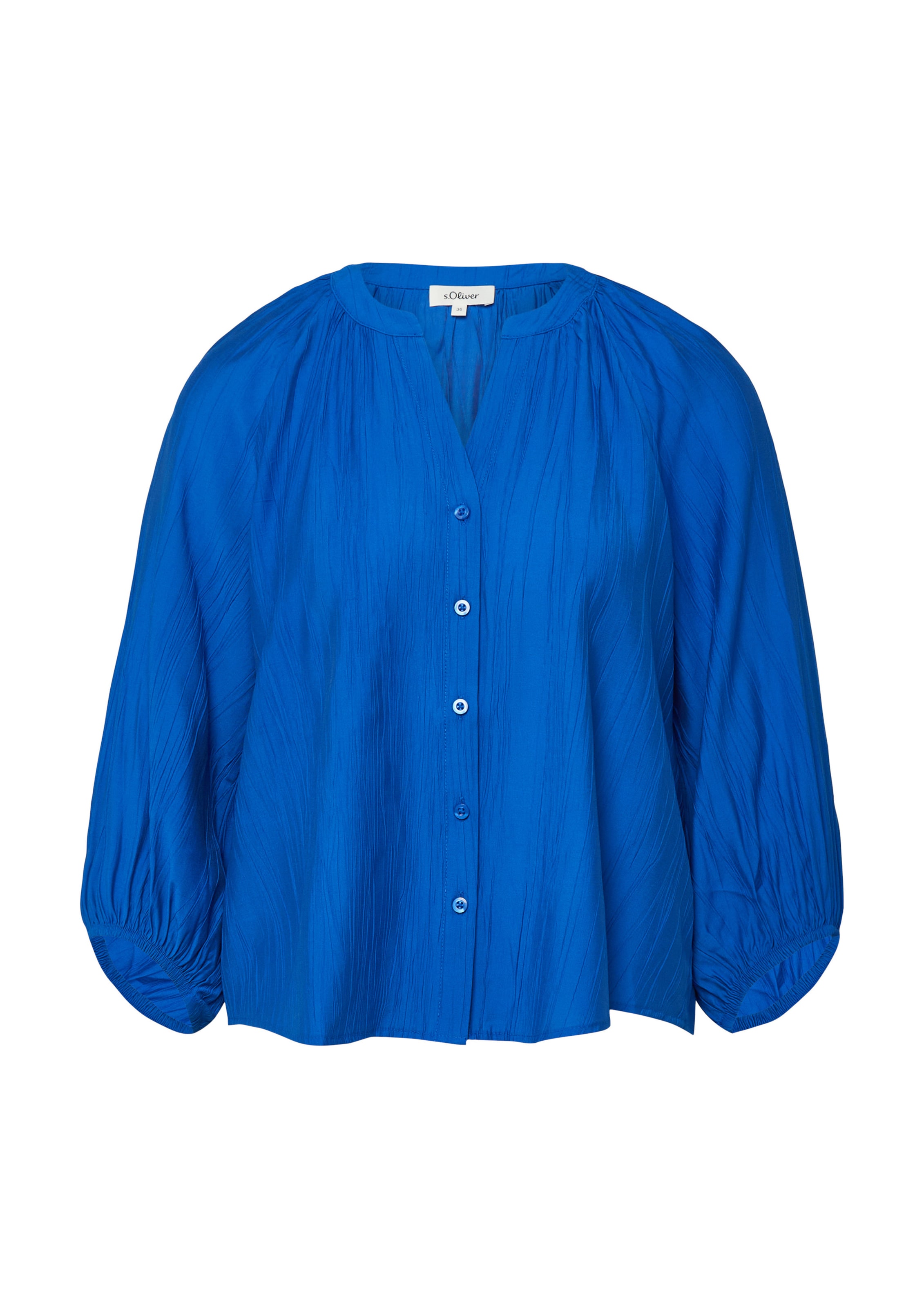 s.Oliver Blouse in Blauw: voorkant