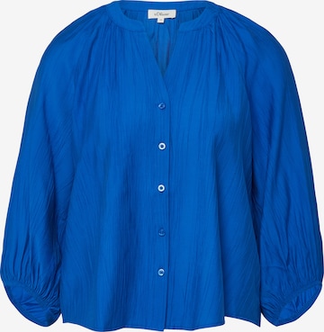 s.Oliver Blouse in Blauw: voorkant