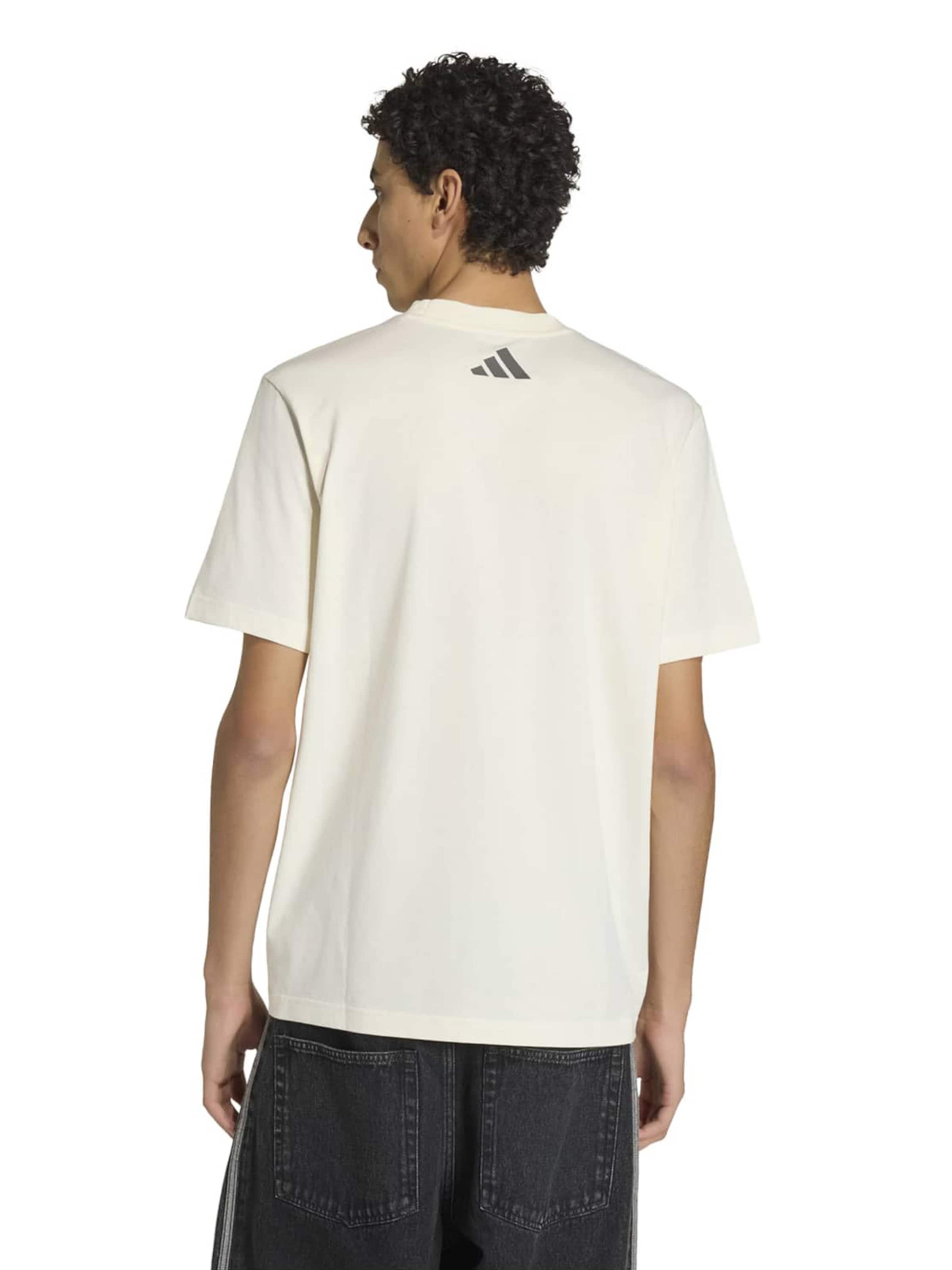 T-Shirt fonctionnel 'MER SA 01' ADIDAS SPORTSWEAR en blanc