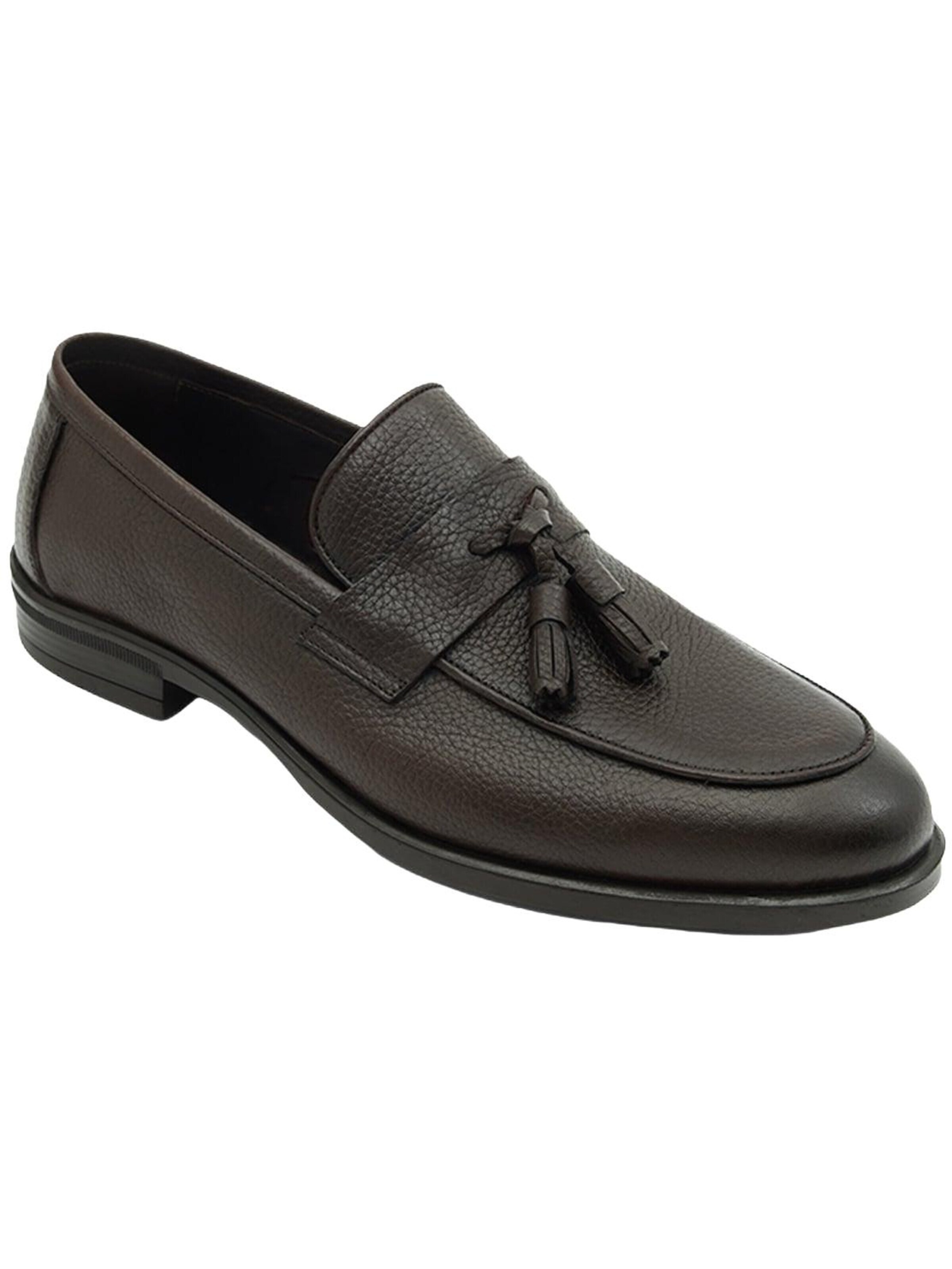 Desa Moccasins 'Slipper' in Brown: front