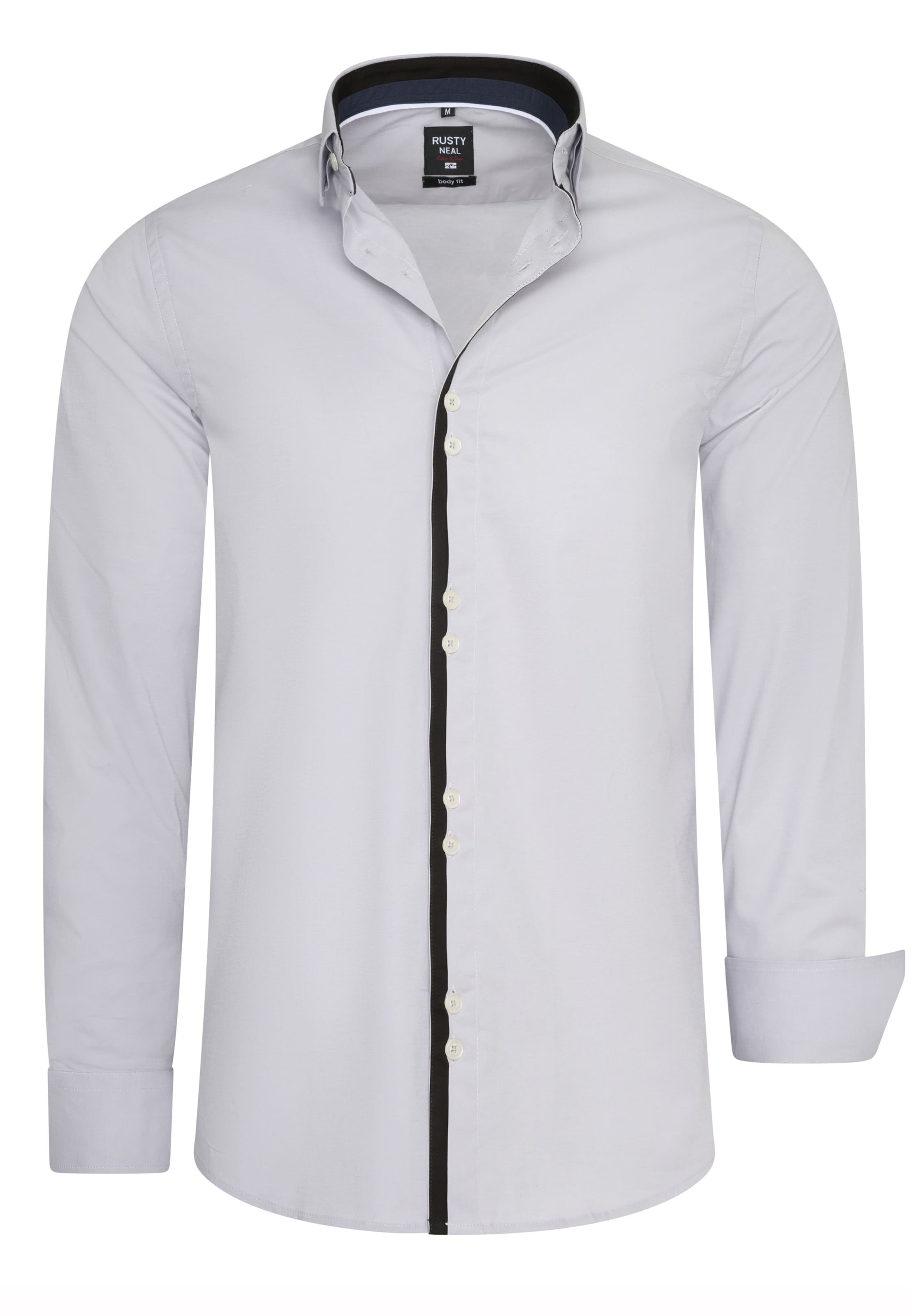Chemise Rusty Neal en gris : devant