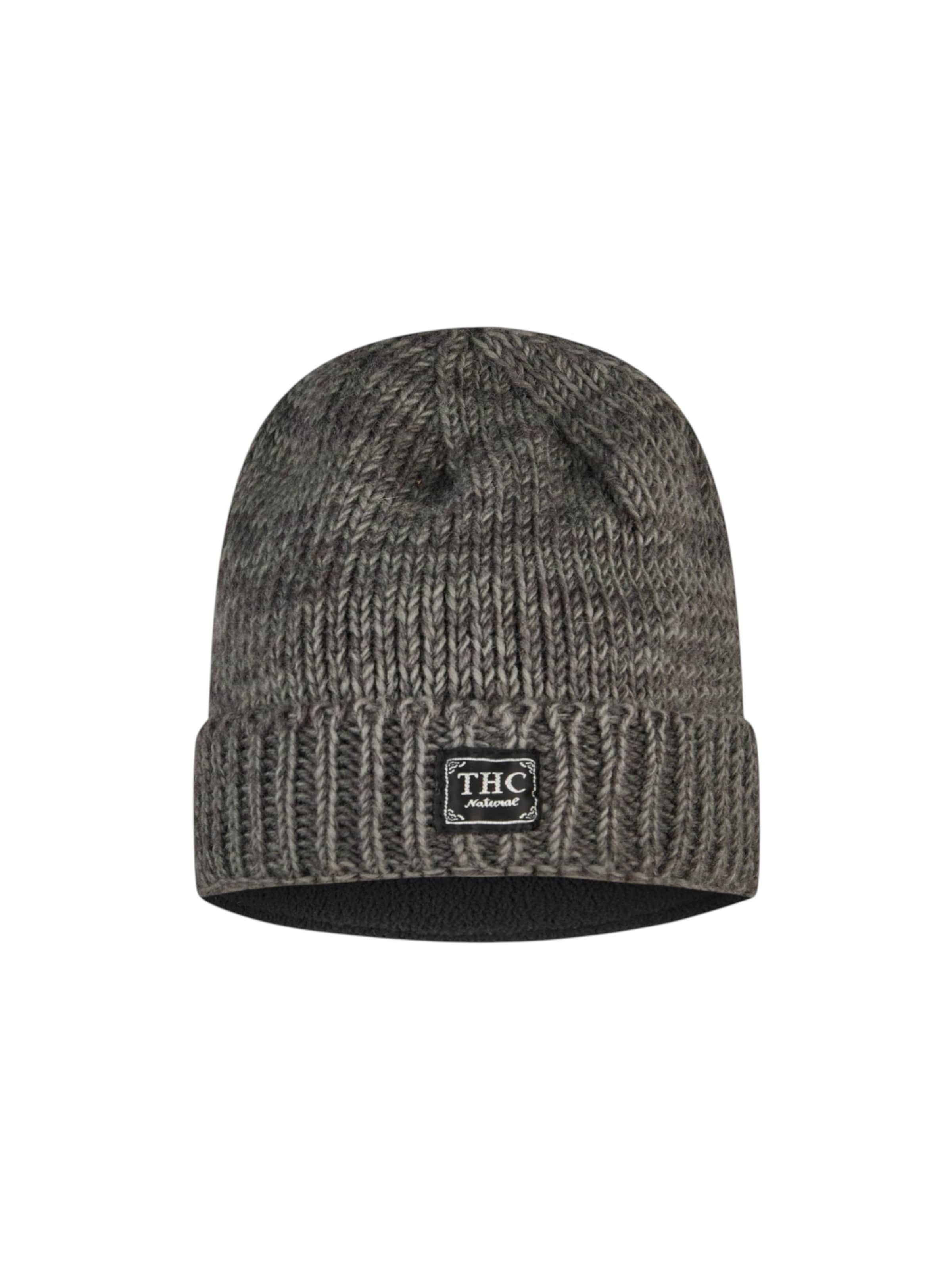 THC Natural Line Mütze 'THC  725'‌‌‌‌‌‌‌‌‌ in Grau: Vorderseite