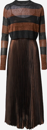 AllSaints Sukienka 'Jaclyn' w kolorze brąz / czarnym, Podgląd produktu