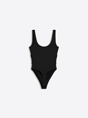 Bershka Rövid body - fekete