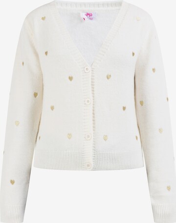 MYMO Knit Cardigan 'Nolie' in White: front