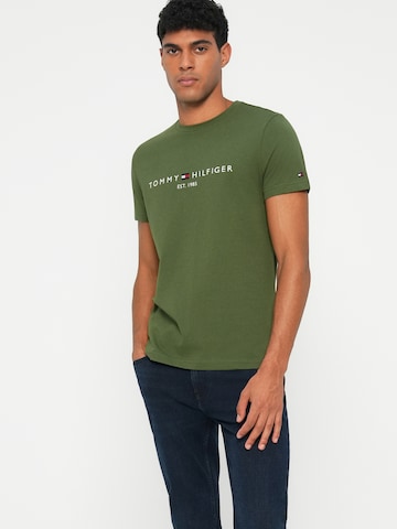 Coupe regular T-Shirt TOMMY HILFIGER en vert