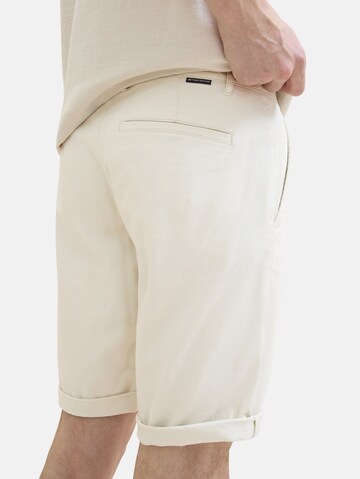 TOM TAILOR Regular Shorts in Beige