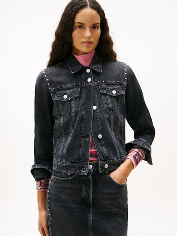 Veste mi-saison Tommy Jeans en gris : devant