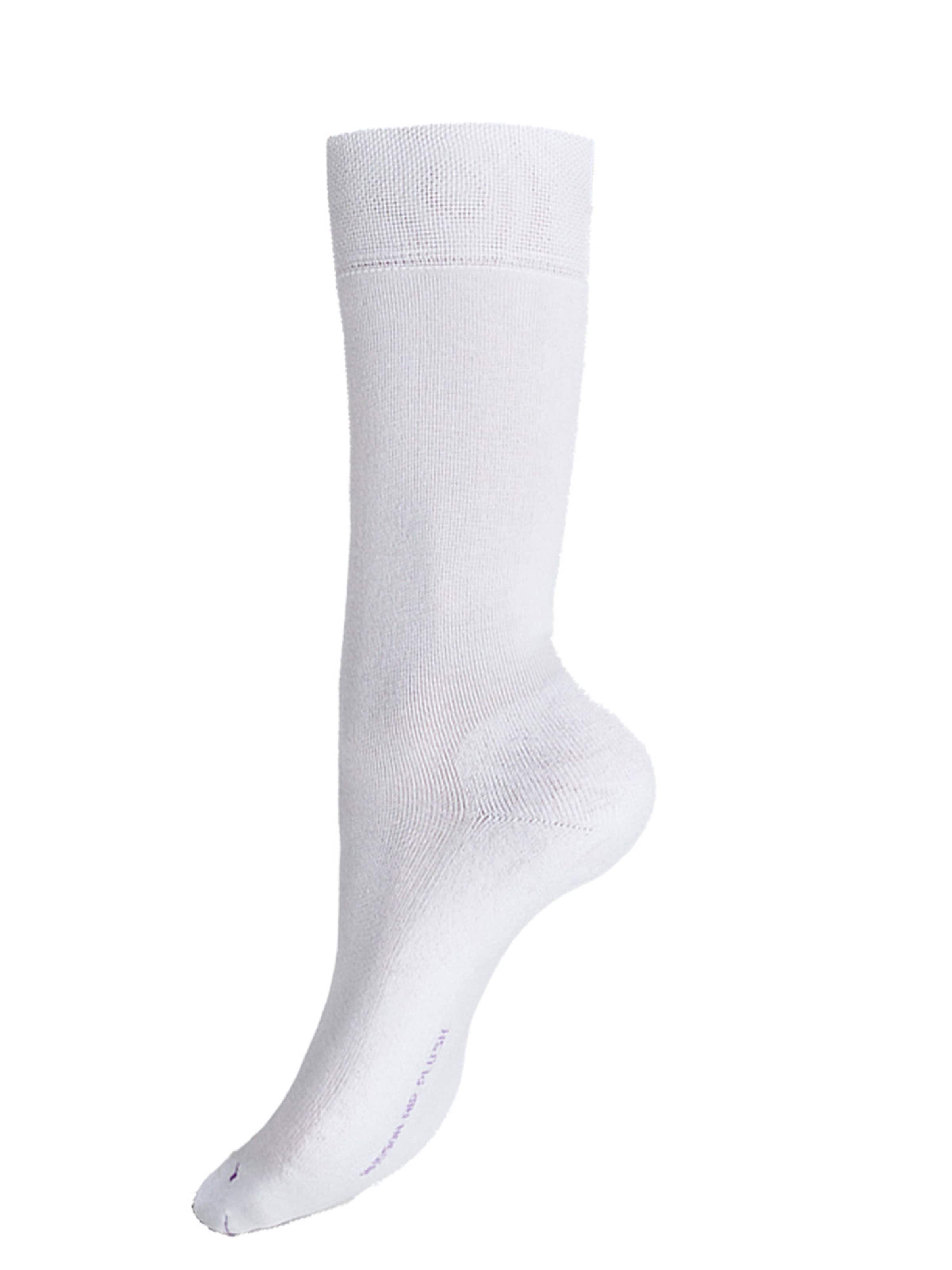 Hudson Socken 'Air Plush' in Weiß: Vorderseite