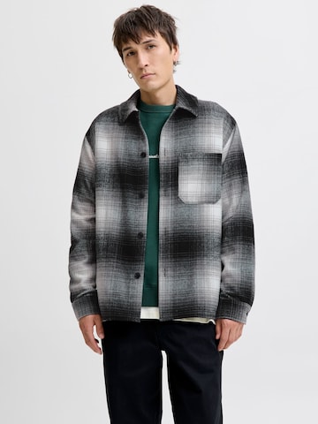 JACK & JONES Regular Fit Hemd in Schwarz: Vorderseite