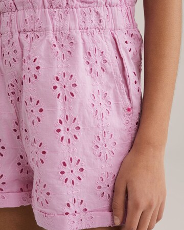 WE Fashion regular Bukser i pink