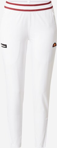 Coupe slim Pantalon de sport 'Zoie' ELLESSE en blanc : devant