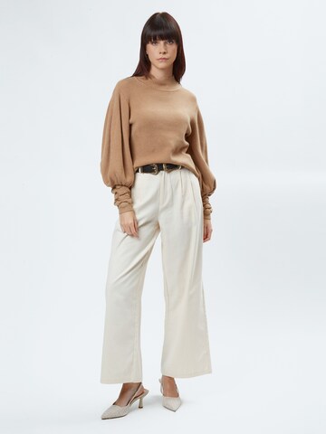 Pull-over 'Fancy' Influencer en beige