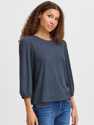 PULZ Jeans Bluse 'Jane' in Blau: Vorderseite