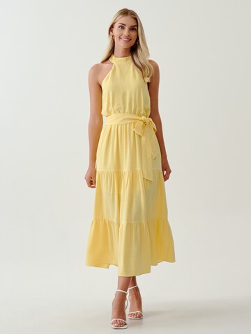 Tussah Dress 'KARLIA' in Yellow