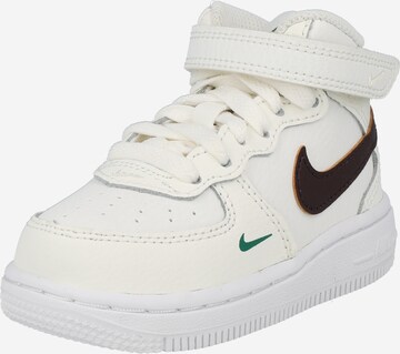 Nike Sportswear Trampki 'Force 1' w kolorze beżowy: przód