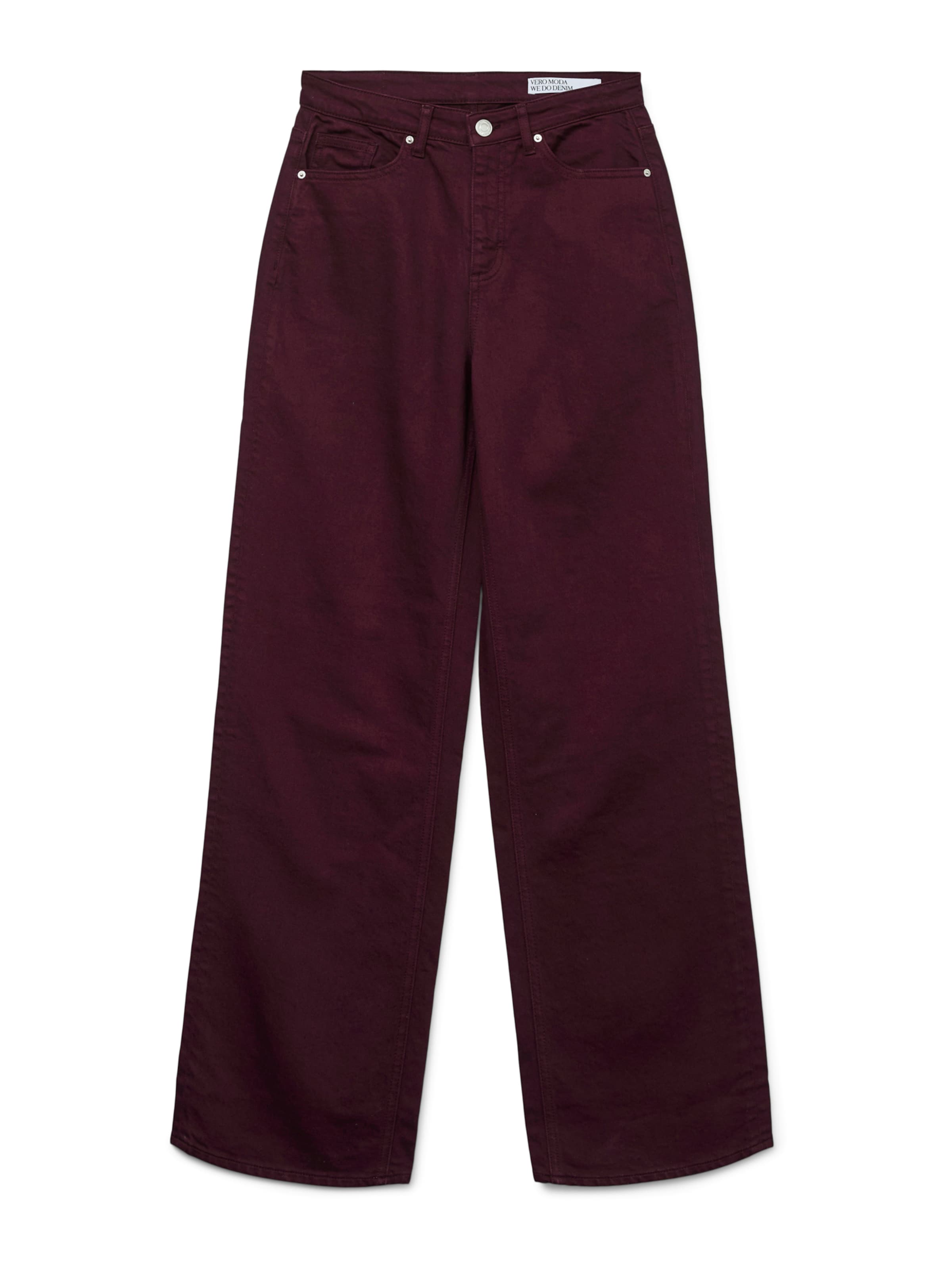 VERO MODA Wide leg Jeans 'VMTessa' in Red: front