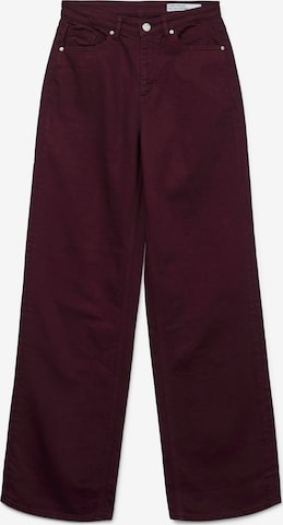 VERO MODA Regular Jeans 'VMTessa' in Rood: voorkant