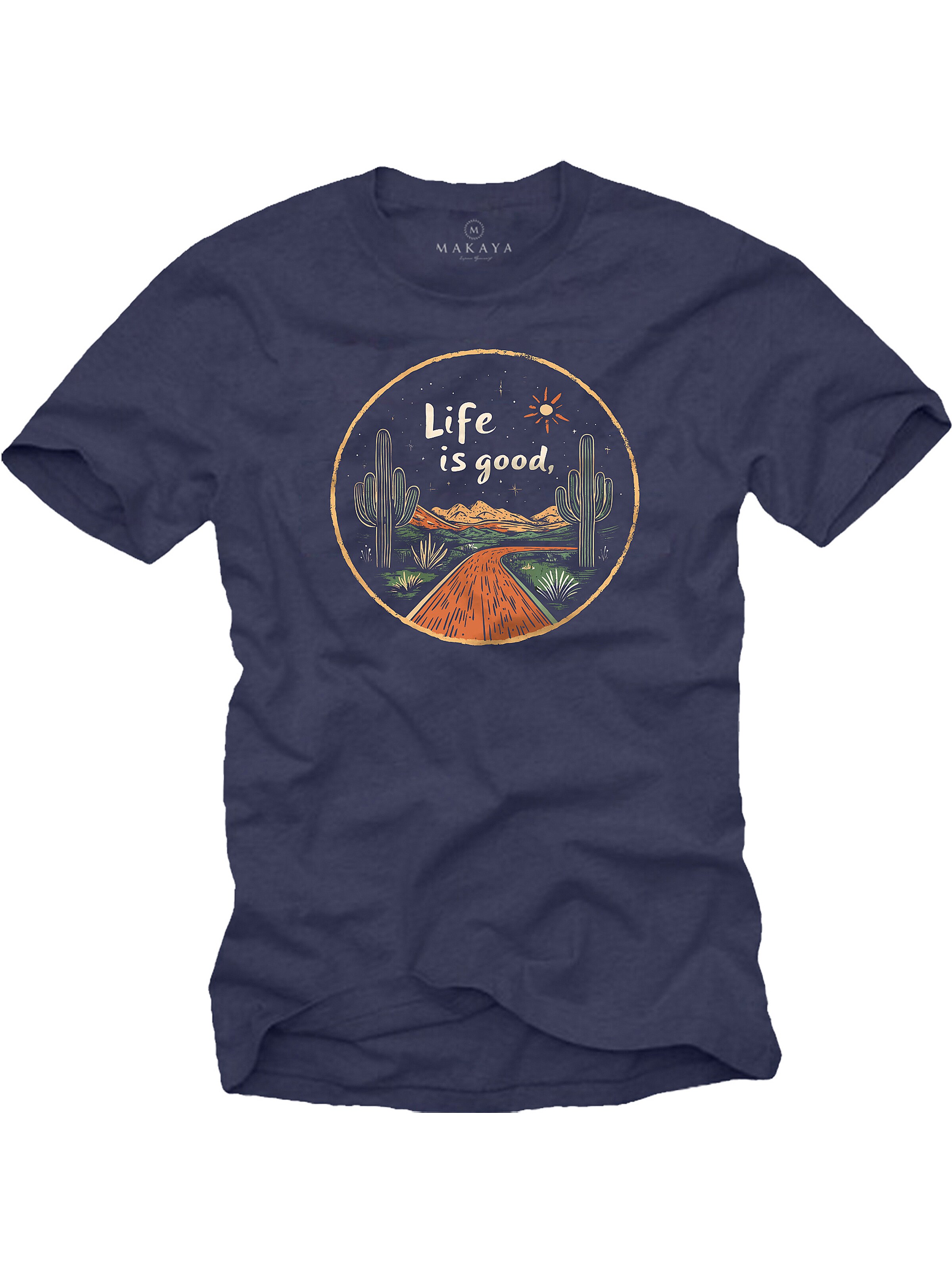 MAKAYA Shirt in Blue: front