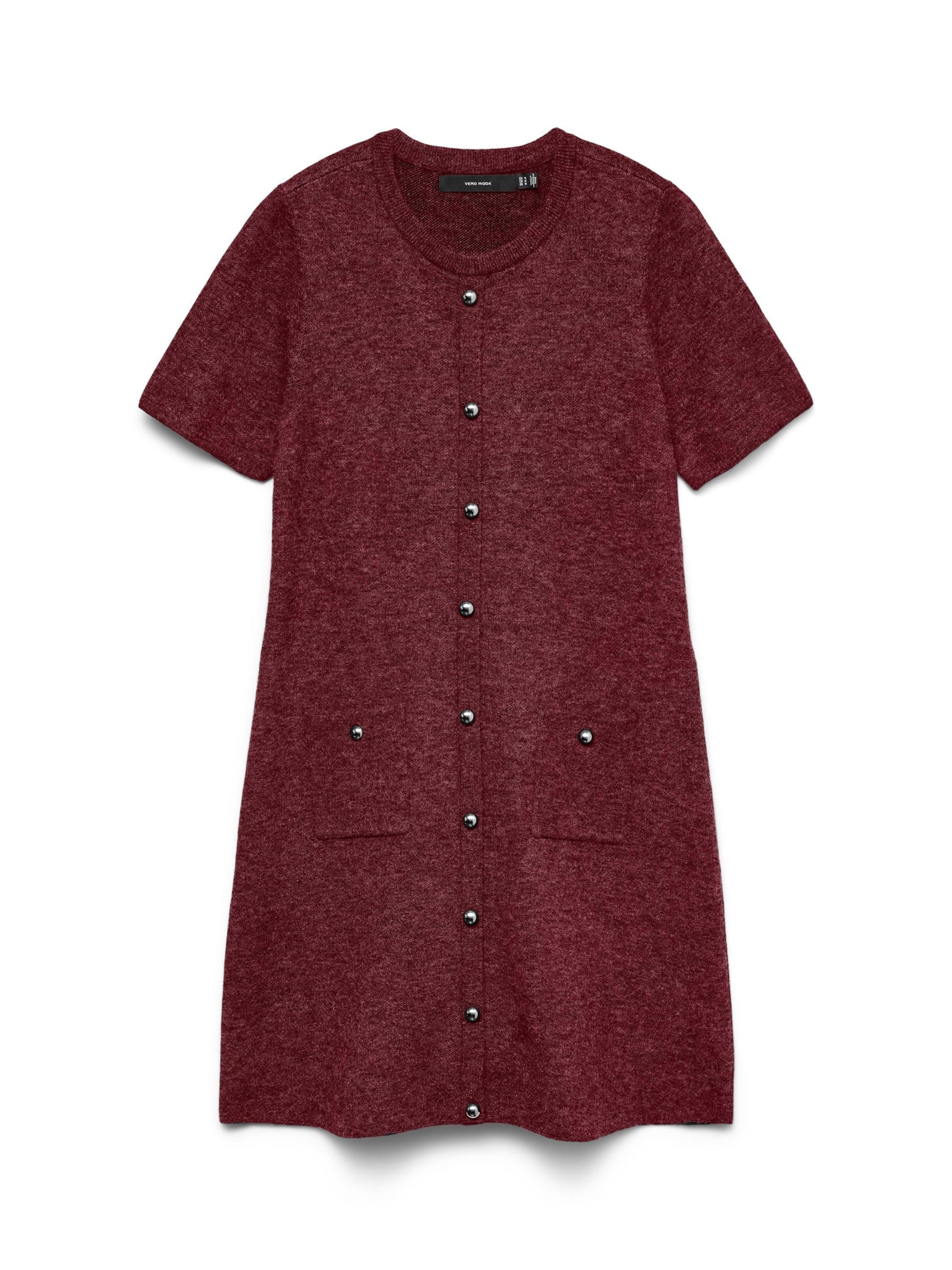 VERO MODA Strikkjole 'VMJohanna' i rød: forside