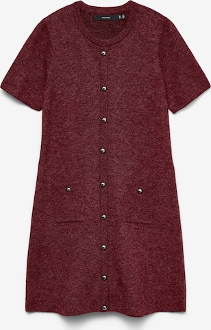 Robes en maille 'JOHANNA' VERO MODA en rouge : devant