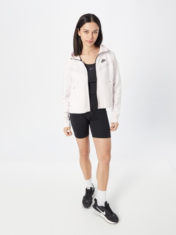 Nike Sportswear Sweat jacket in Pink