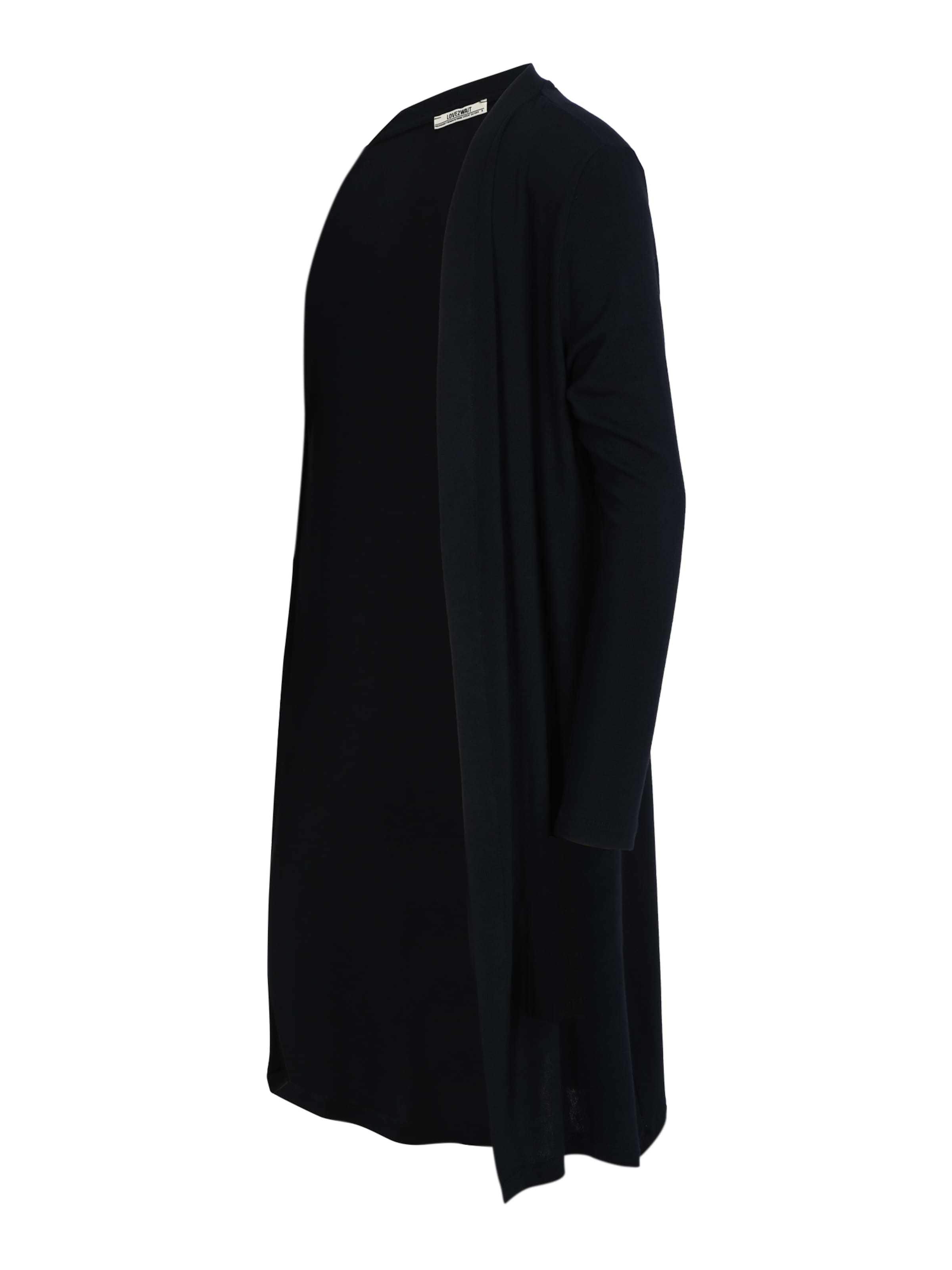 LOVE2WAIT Плетена жилетка в синьо: отпред