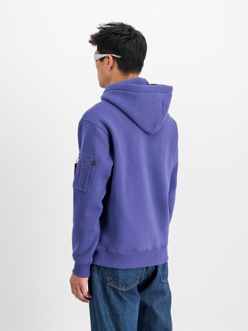 ALPHA INDUSTRIES Bluzka sportowa w kolorze fioletowy